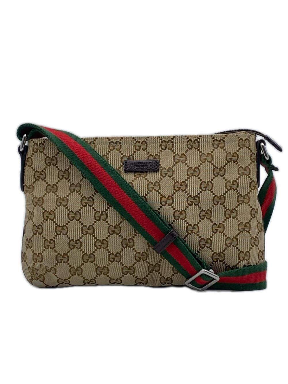 Gucci Web Strap Messenger Bag Gg Canvas #375319G89B